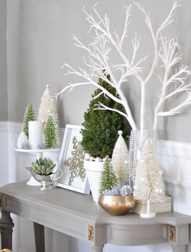 60 Gorgeous and Elegant White Christmas Decoration Ideas - Page 47 of 60